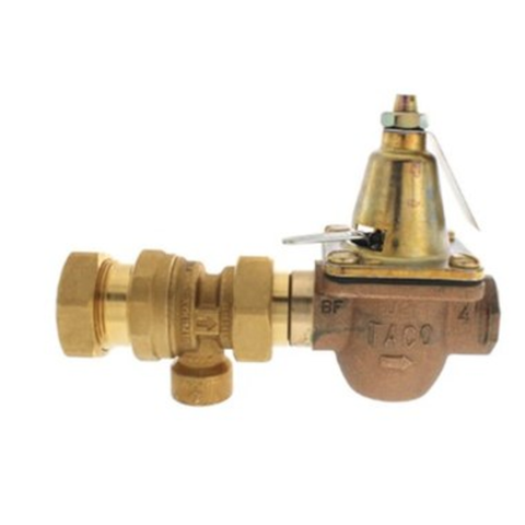 Taco  3492-050-H1 1/2" Cast Iron Combination Boiler Feed Valve & Backflow (Union Press x NPT) Front View