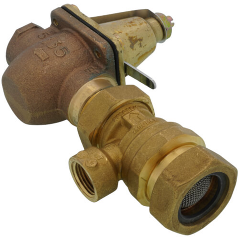 Taco 3493-075-BT1 3/4" Brass Combination Boiler Feed Valve & Backflow (NPT x NPT) Side VIew