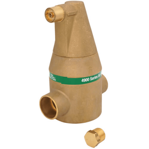 Taco-49-125C-2-1-1-4-Brass-Series-Air-Separator-Sweat Front View
