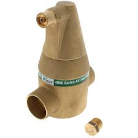 Taco  49-150C-2 1-1/2" Brass Series Air Separator (Sweat) Front View