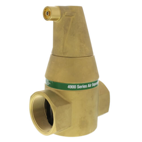 Taco 49-200T-2 2" Brass Air Separator (Threaded) Front VIew