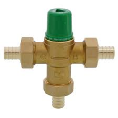 Taco 5003-P3 3/4" PEX Union Mixing Valve (Low Lead) Front View