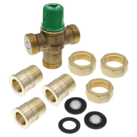 Taco 5003-T3 3/4" NPT Male Union Mixing Valve (Low Lead) Top View