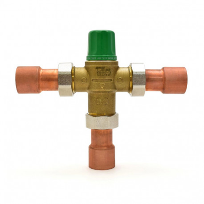 Taco 5004-C3 1" Sweat Low Lead Mixing Valve Front View