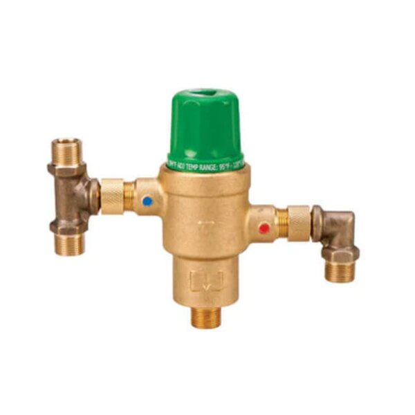 Taco 5121-F2 Lead-Free Mixing Valve (No Fittings) Side View