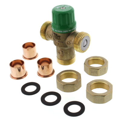 Taco 5123-C2 3/4" Sweat Mixing Valve (Low Lead) Top VIew
