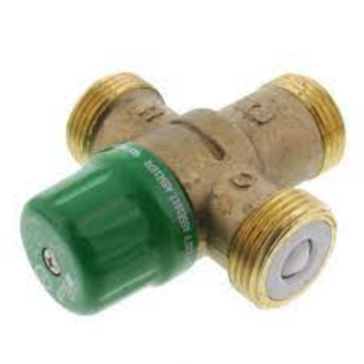 Taco  5123-C2-G 3/4" Sweat Union Mixing Valve w/ Gauge (Low Lead) Side View