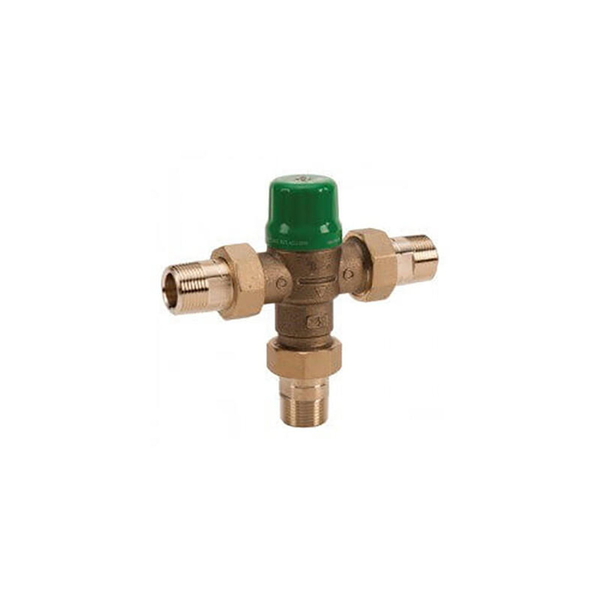 Taco 5124-H2 1" Press Mixing Valve (Low Lead) Front View