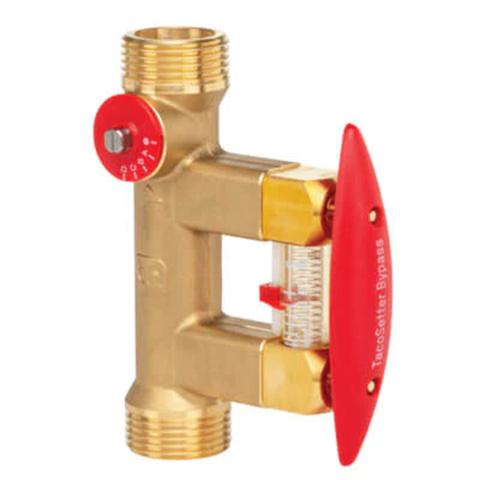 Taco 7204-3 1" Union TacoSetter Bypass Balancing Valve (1-4 GPM) Side View