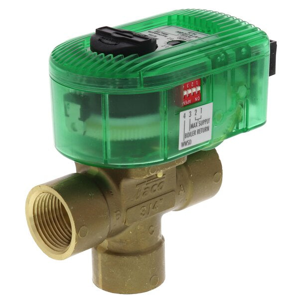 Taco I075T3R-1 3/4", 3 Way Outdoor Reset I-Series Mixing Valve (Threaded) Side View