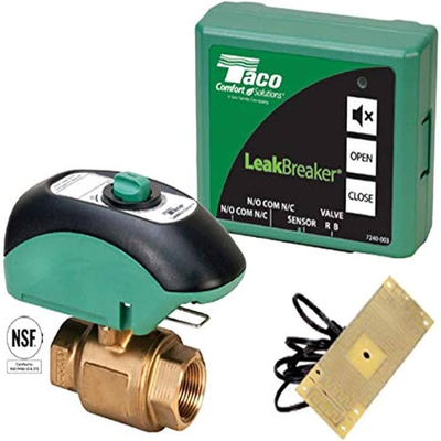 Taco-LB-075-H-1LF-LeakBreaker-3-4-NPT-Water-Heater-Shut-Off-Valve-Actuator Front View