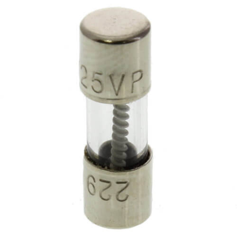 Taco SR5A-005RP Replacement Fuse - 5 Amp (10 Pack) Front View