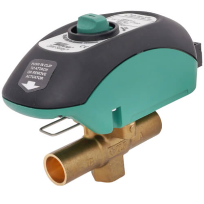 Taco Z050C3-2 1/2" 3-Way Zone Sentry Valve Normally Closed (Sweat) Front View