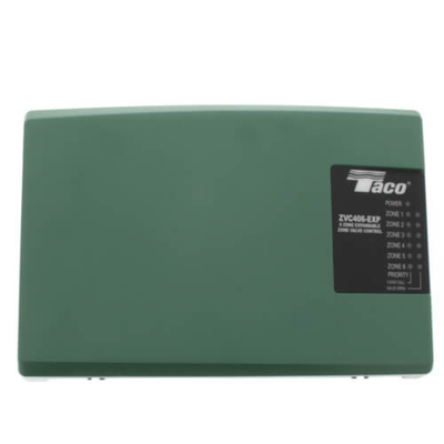 Taco  ZVC406-EXP-4 6 Zone Valve Control Module with Priority - Expandable Front View