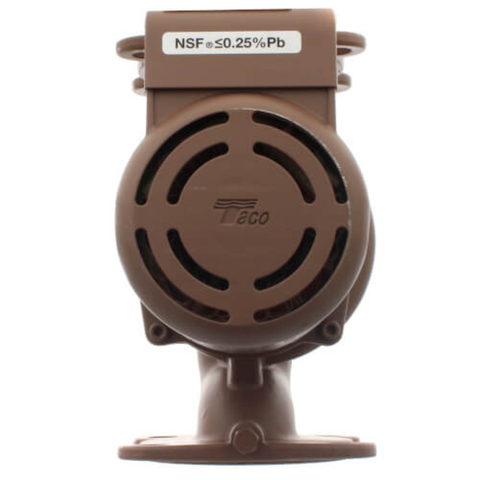 Taco  2400-70S/3-3P Stainless Steel Series Circulator Pump, 1/2 HP Back View