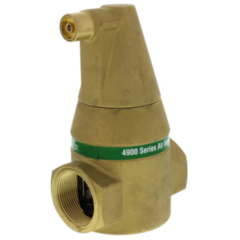 Taco 49-150T-2 1-1/2" Brass Series Air Separator (Threaded) Front View