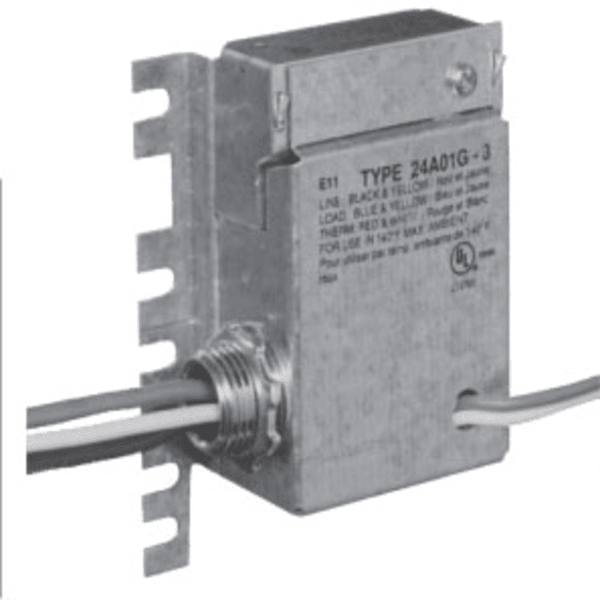 W-R24A01G-3 240v Electric Heat Relay Single Replaces 24A01G-2 24A01G-8 2E346 Side View