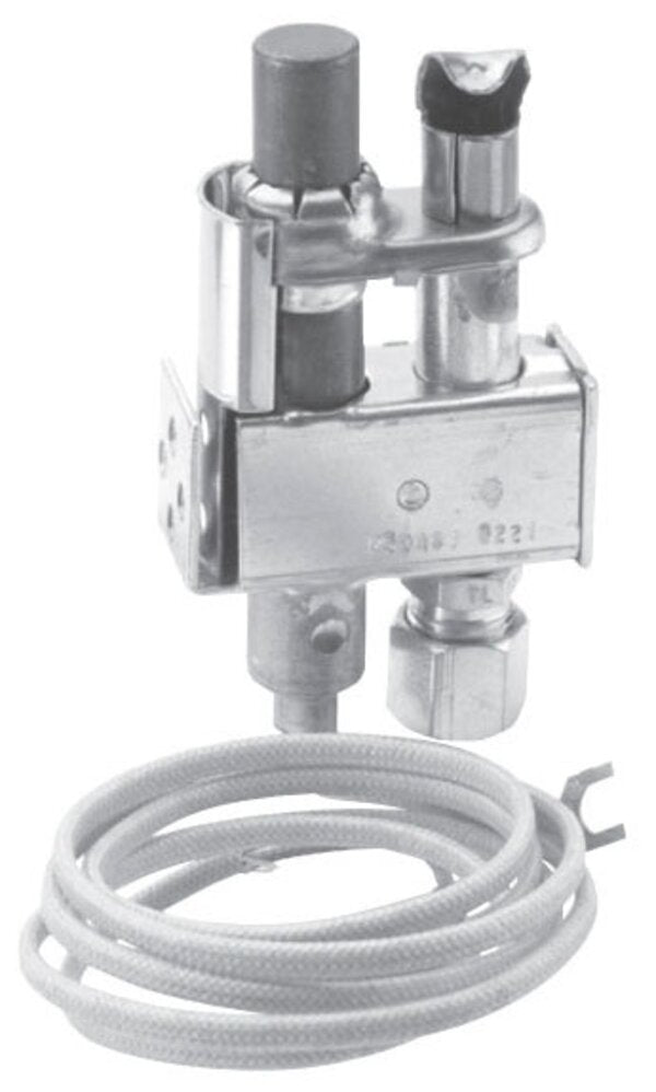 White-Rodgers PG9A27JTL22 General Controls Pg9 Style Combination Pilot Burner & Generator. 90 degrees right and 90 degrees left, 3/4" head width Side View