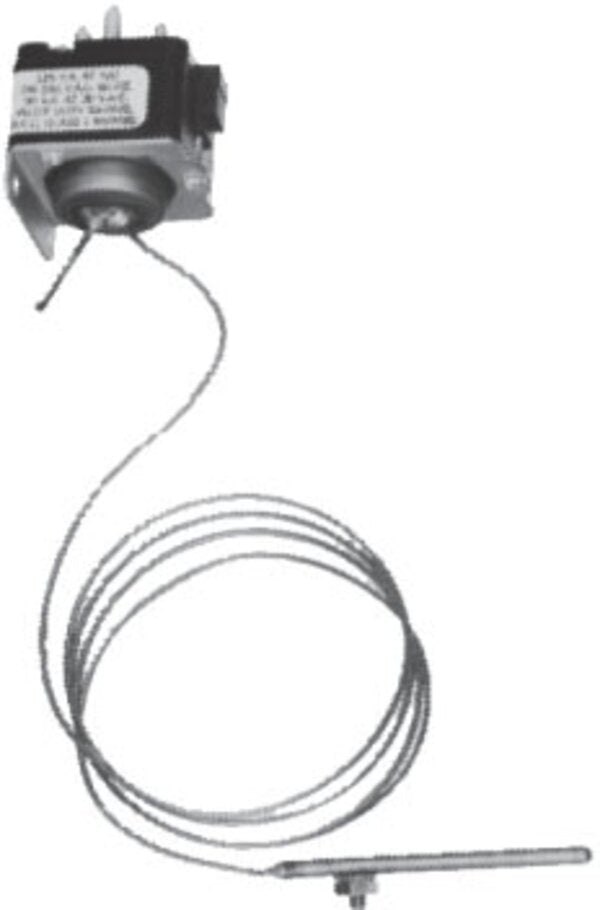 White-Rodgers 30A46-5 Mercury Flame Sensor Designed for Use With White-Rodgers Diaphragm, "Cushioned Power" or "Silent Knight" Valves Having Plug-In Receptacle Side View