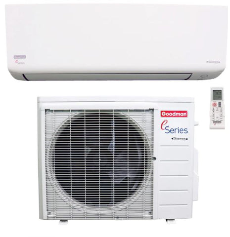 Goodman E-Series 18,000 BTU 18SEER2 Ductless Mini Split Heat Pump System