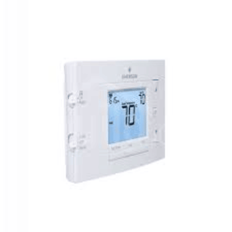 White-Rodgers 1F83C-11PR 80 Series Clear Choice 24v/Millivolt 2 Wire 4.5" Display Digital Single Stage 7 Day, 5/1/1 Programmable/Non Programmable Thermostat For Conventional Systems With Keypad Lockout & Temp Limits 1H-1C 45-90F