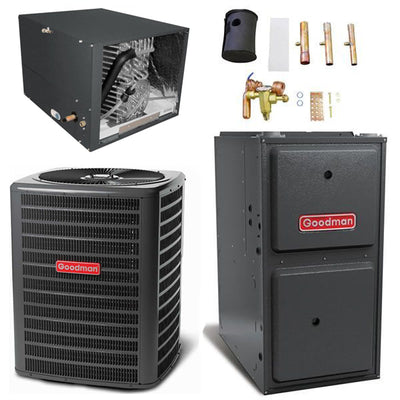 Goodman 2.5 Ton Cooling 14.5 SEER; 100k BTU Heating; 97% AFUE Gas Electric Air Conditioner System