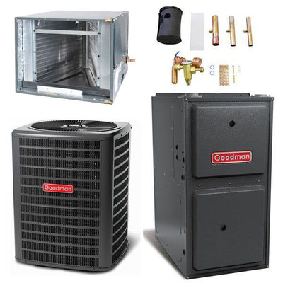 Goodman 3.5 Ton Cooling 14.5 SEER; 120k BTU Heating; 96% AFUE Gas Electric Air Conditioner System << Shipping in 48 States >>