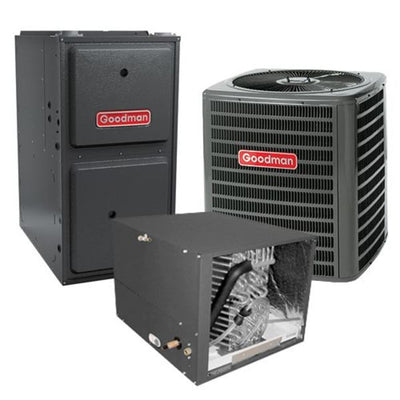 Goodman 1.5 Ton Cooling 15 SEER; 60k BTU Heating; 96% AFUE Gas Electric Air Conditioner System