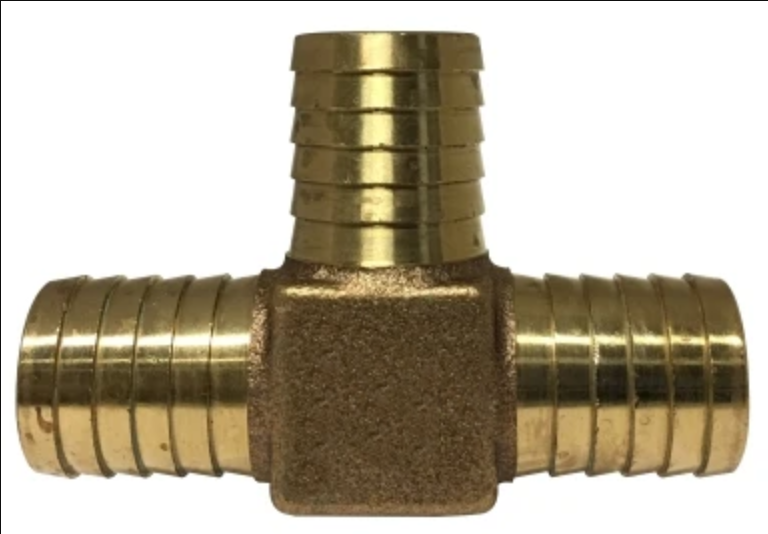 Lead Free Bronze Insert Tees For Plastic Pipe