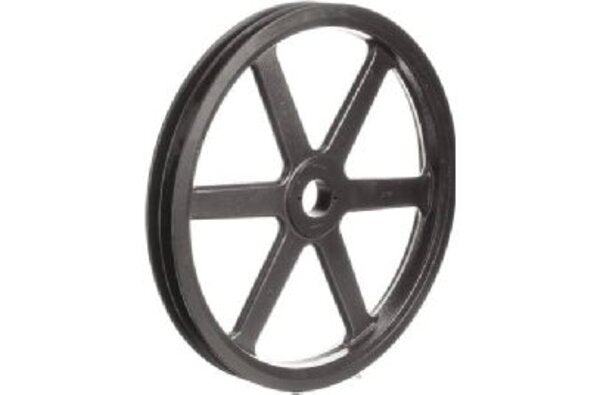 2BK160H Cast Iron Sheave Two Groove Combination Sheav Side View