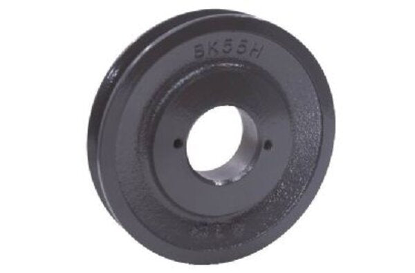 2BK80H Cast Iron Sheave Two Groove Combination Sheave Side View