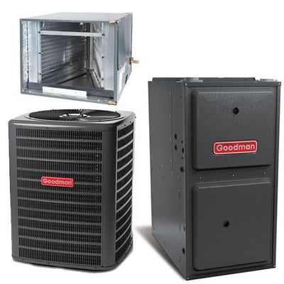 Goodman 2.5 Ton Cooling 14.5 SEER; 60k BTU Heating; 97% AFUE Gas Electric Air Conditioner System