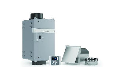 Aprilaire Fresh Air Ventilator With Powered Damper and Filter - Retrofit Kit Collage View