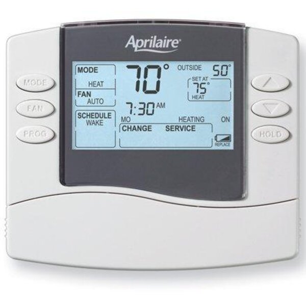 Aprilaire WiFi Programmable Thermostat with IAQ Control Front View