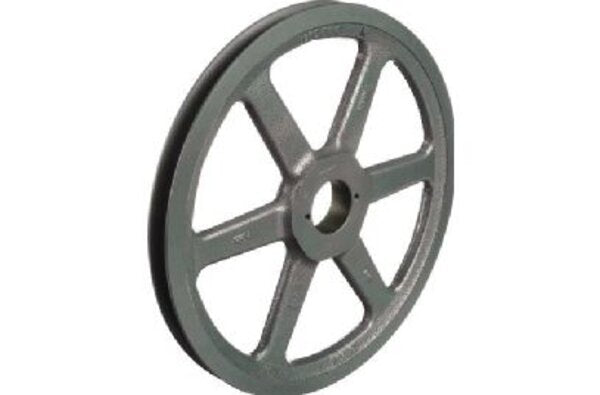 BK115H Cast Iron Sheave Single Groove Combination Side View