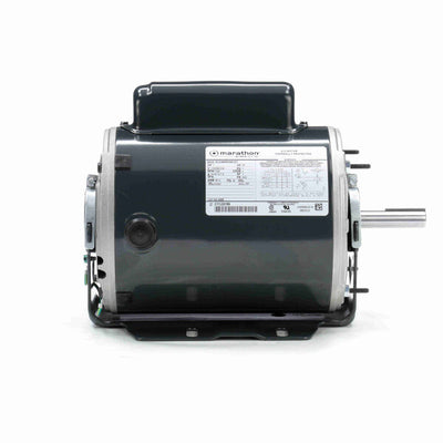 Marathon Belt Drive Motor Back View