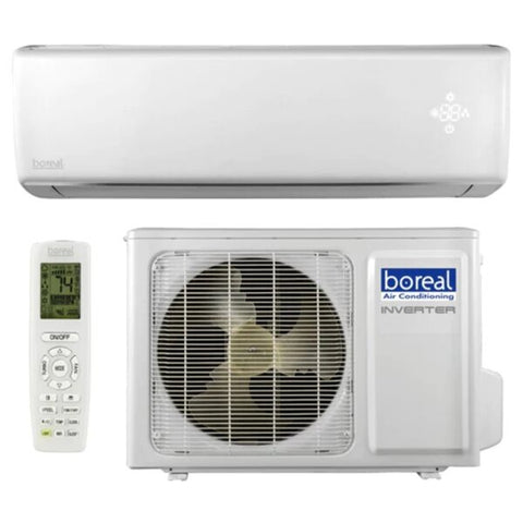 Boreal BRISA 12,000 BTU 17 SEER Wall Mount Ductless Mini Split System 1 Ton 230V Front View