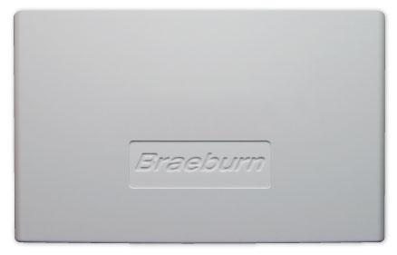 Braeburn 3-Zone Control Panel Model 140424, Front View