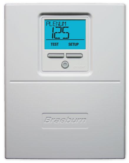 Braeburn 3-Zone Control Panel Model 140404, Front View
