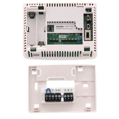 Braeburn Builder Value Dual Powered Thermostat, View From The Middle