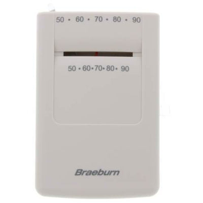 Braeburn Builder Thermostat, Front View