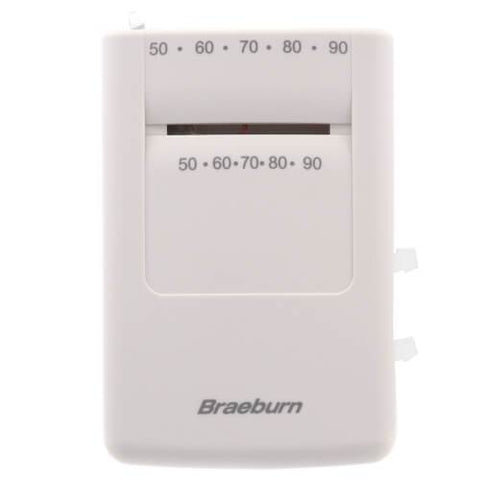 Braeburn Builder Programmable Thermostat, Front View