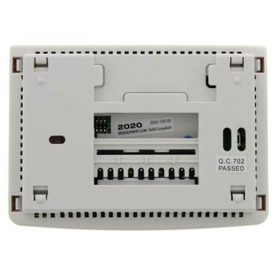 Braeburn Builder Programmable Thermostat, View From Behind