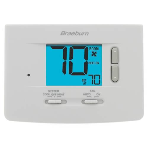 Braeburn Economy Thermostat, Front View