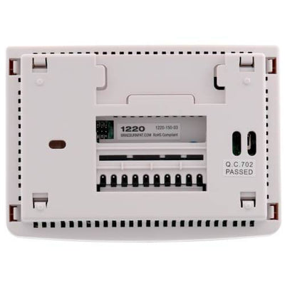 Braeburn Economy Thermostat, View From Behind