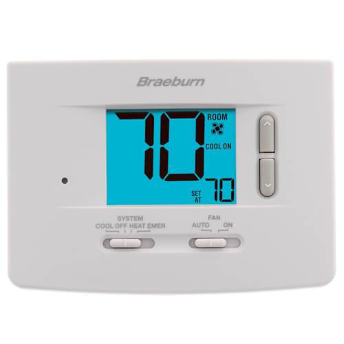 Braeburn Economy Thermostat, Front View