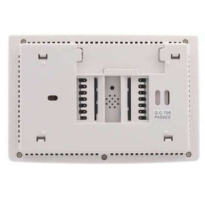 Braeburn Deluxe Programmable Touchscreen Thermostat, View From Behind