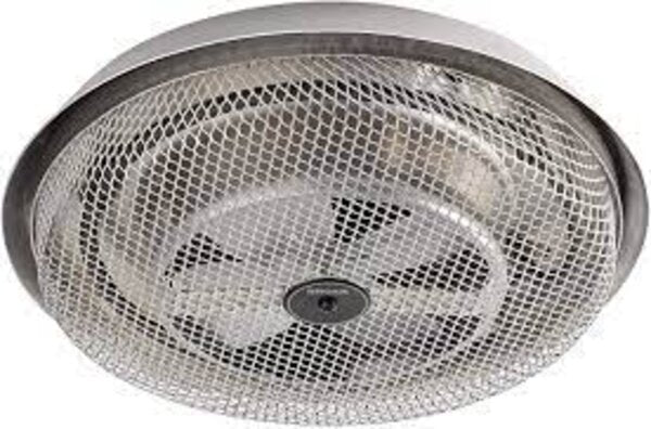 Broan-Nutone 157 Fan Forced Ceiling Heater 1250 Watts, Easily Replaces Light Fixture Side View