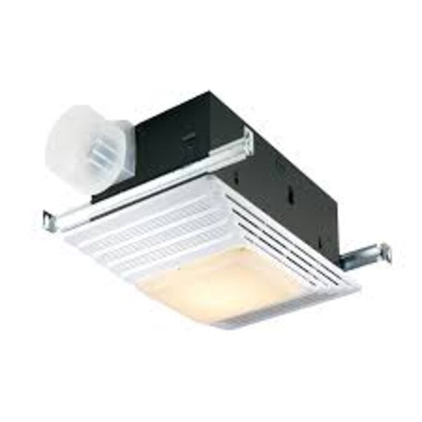 Broan-Nutone 655 Heater, Exhaust Fan and Light Fixture Two-Motor System for Efficient Performance Side View