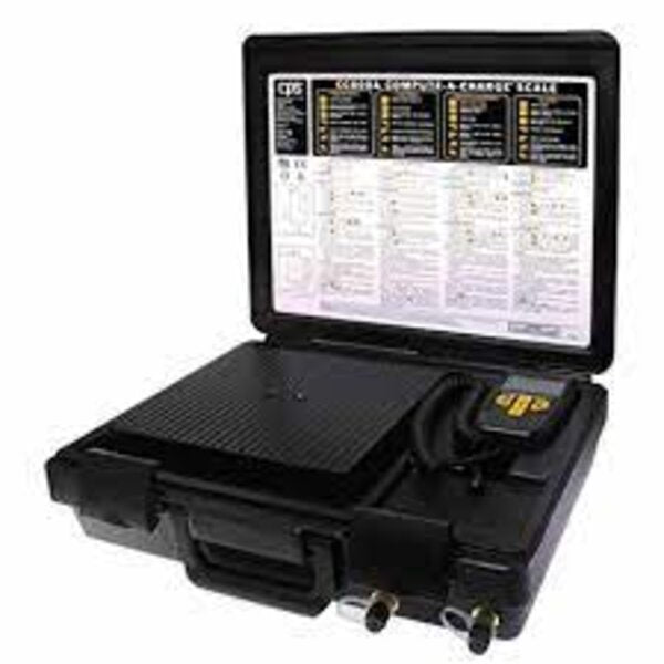 CPS CC800A Compute-A-Charge Electronic Refrigerant Scale Side View
